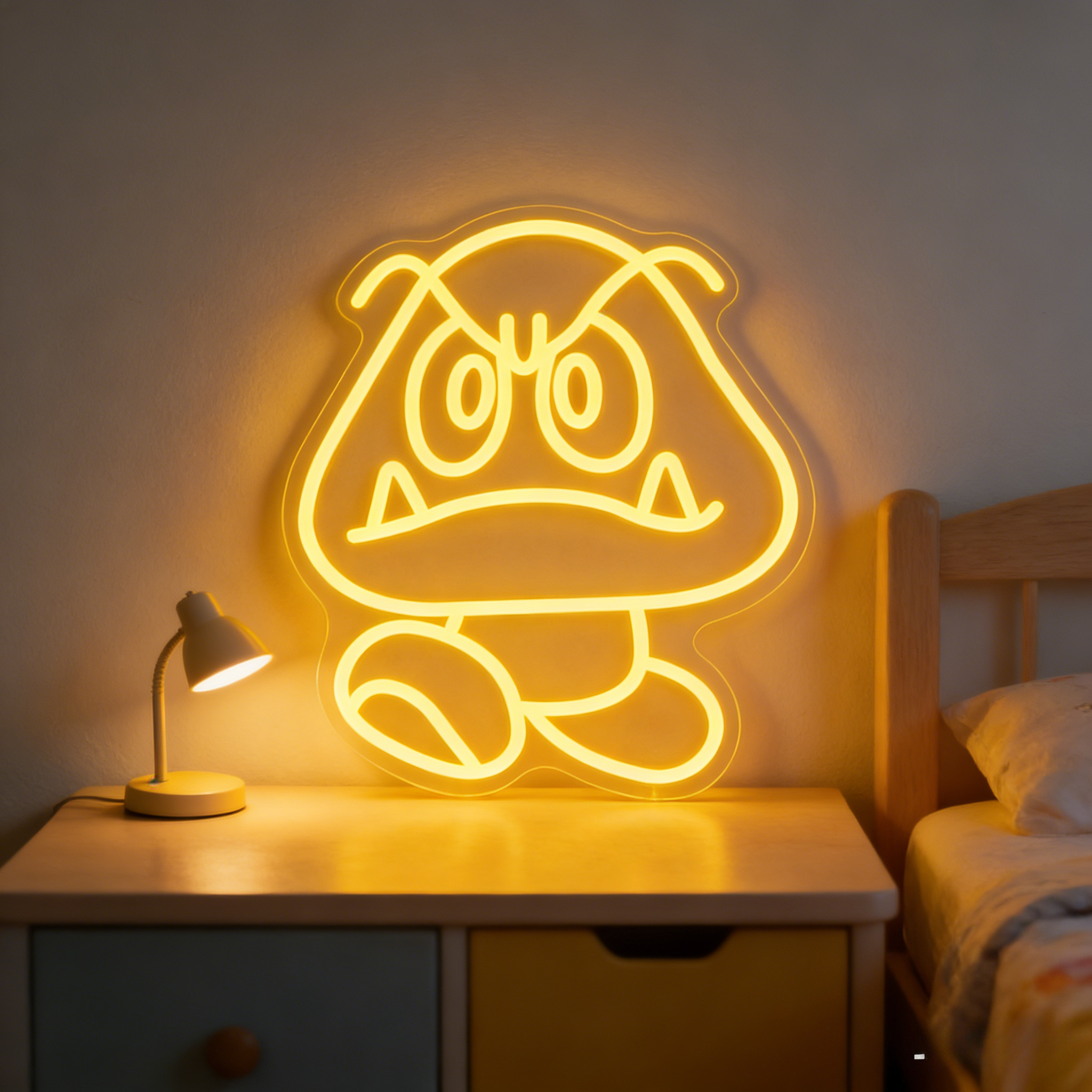 Party Games Shop - Cute Monster Neon Light LED Dimmable