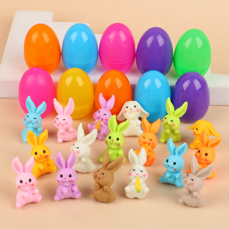 24Pcs Easter Egg With Rabbit F - Party Games Easter For Kids reseña y precio