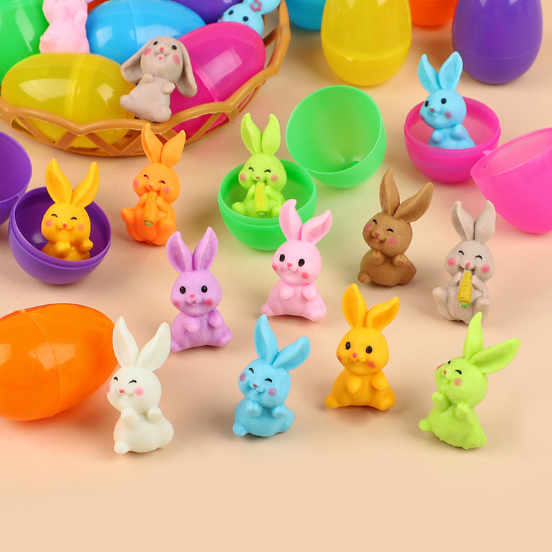 24Pcs Easter Egg With Rabbit F - Party Games Easter For Kids reseña y precio