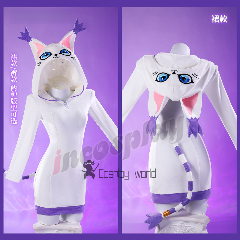 Anime Tailmon‌ Cosplay Costume - Party Games Christmas reseña y precio