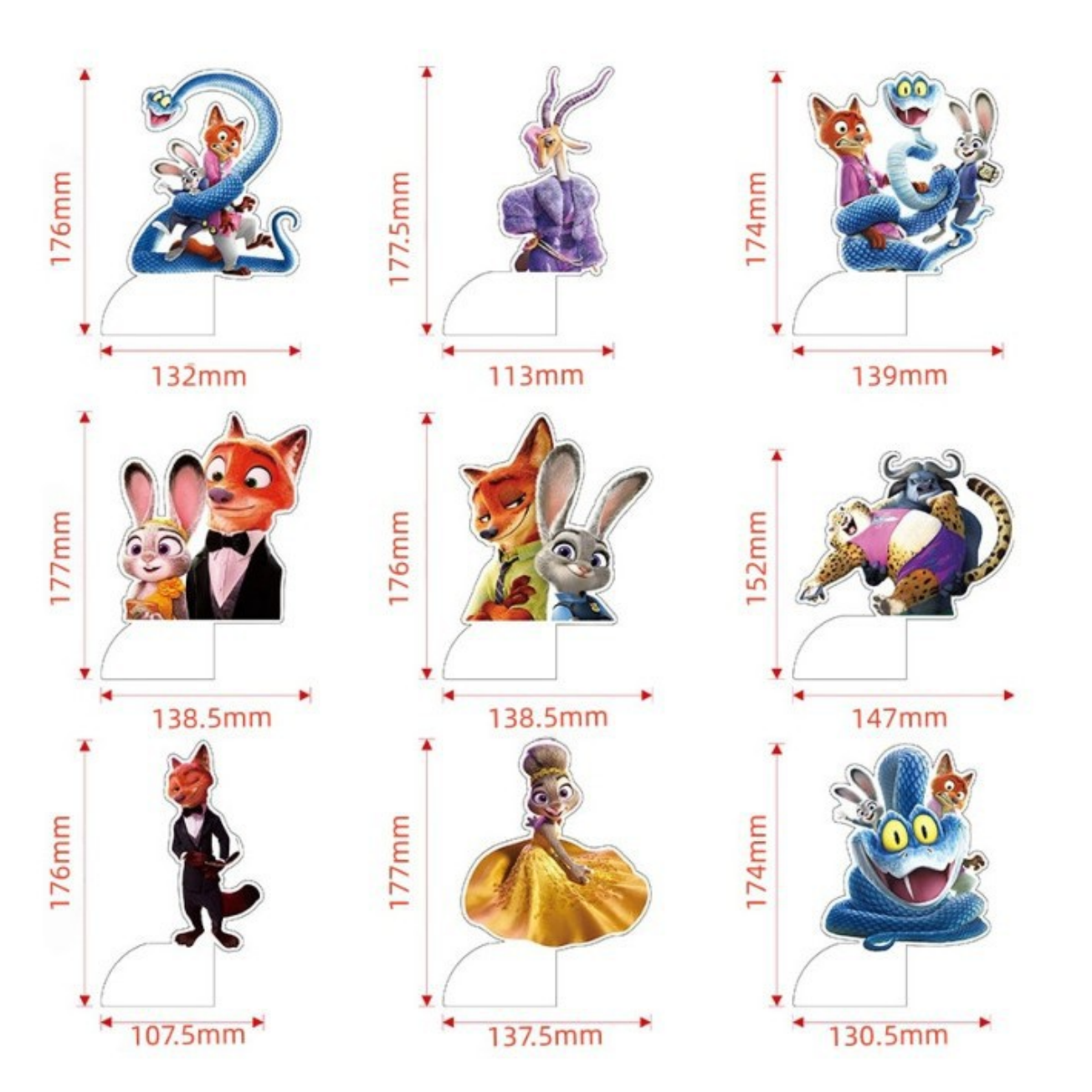 Zootopia2 Birthday Party Suppl - Zootopia Party Games reseña y precio