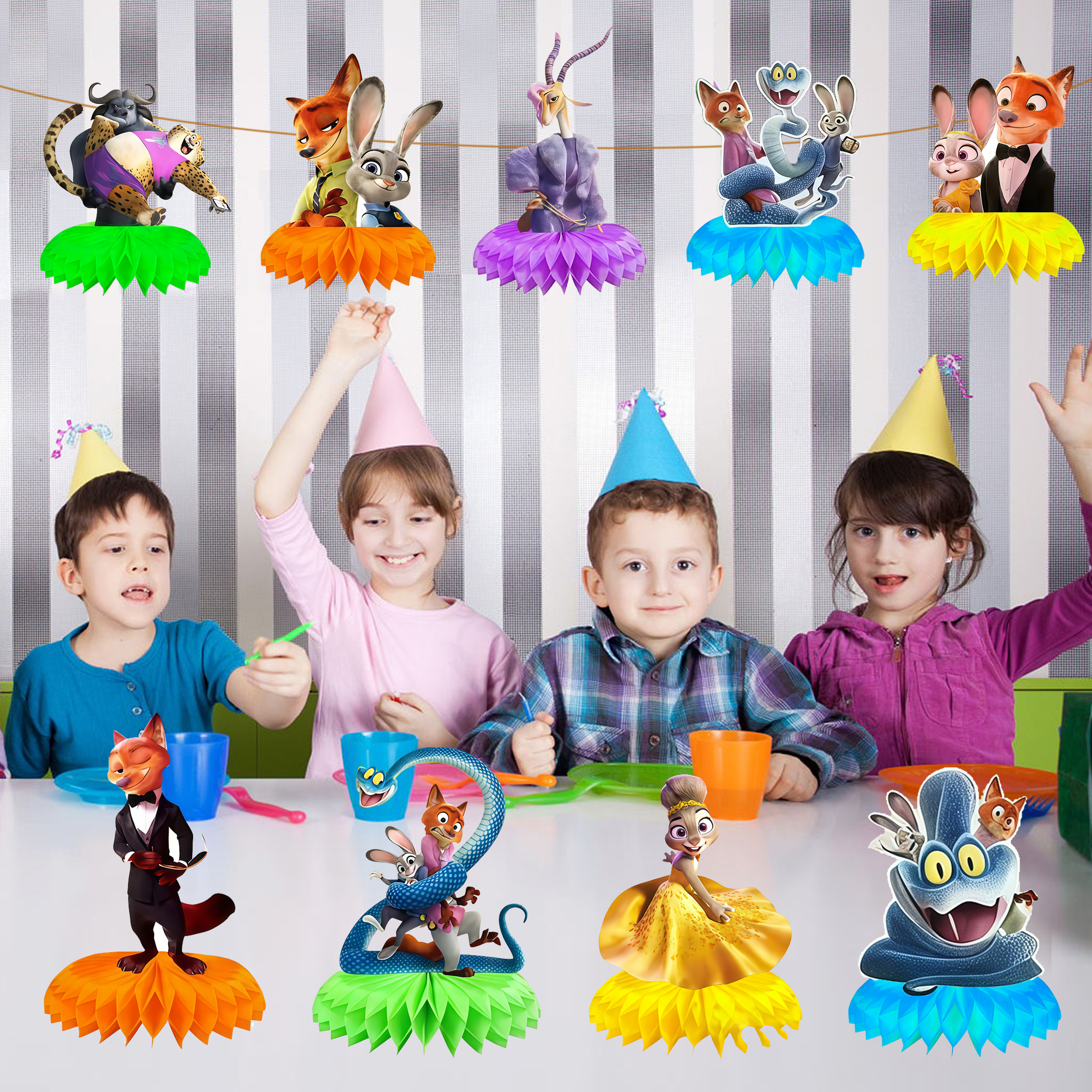 Zootopia2 Birthday Party Suppl - Zootopia Party Games reseña y precio