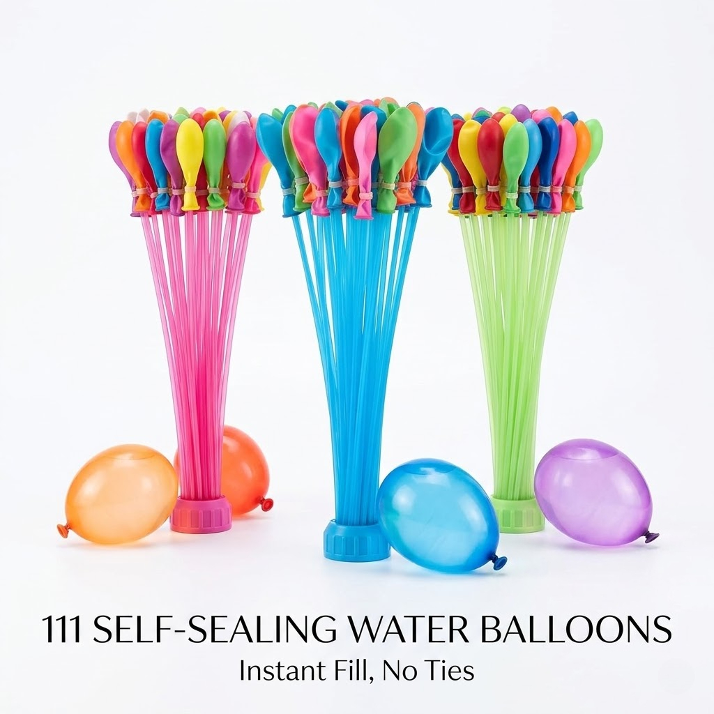 111Pcs Quick Fill Water Balloo - Party Games Bomb reseña y precio