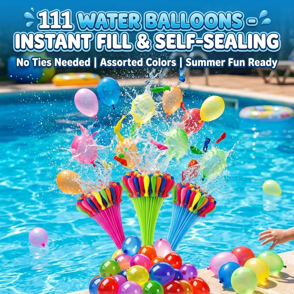 111Pcs Quick Fill Water Balloo - Party Games Bomb reseña y precio