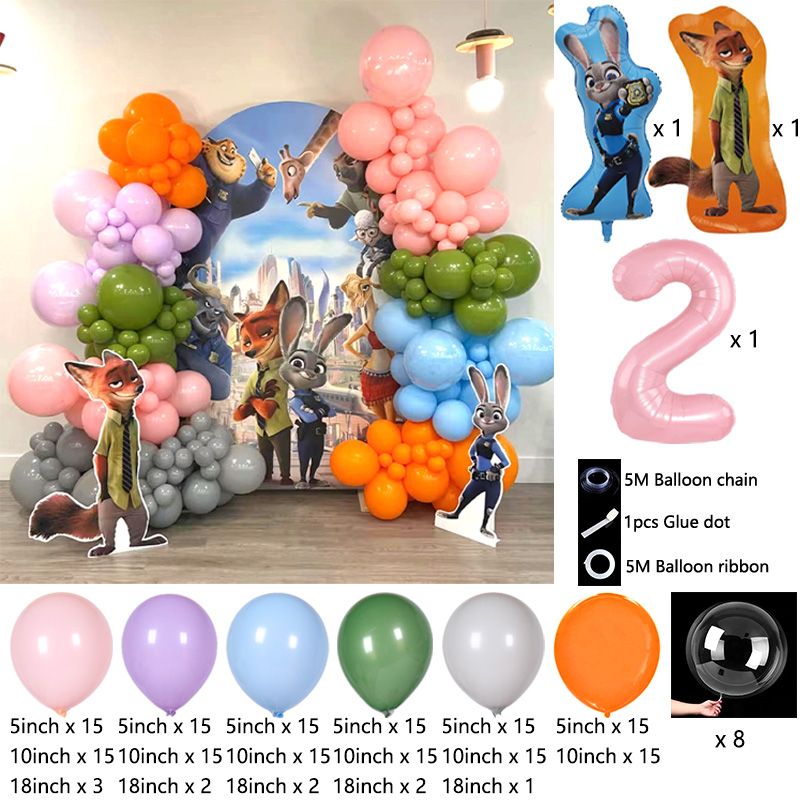 Zootopia Theme Balloon Chain S - Zootopia Party Games reseña y precio