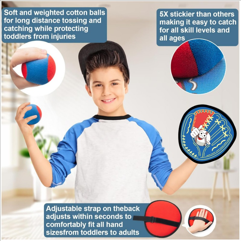 Toss and Catch Ball Set Outdoo - Party Games Easter For Kids reseña y precio