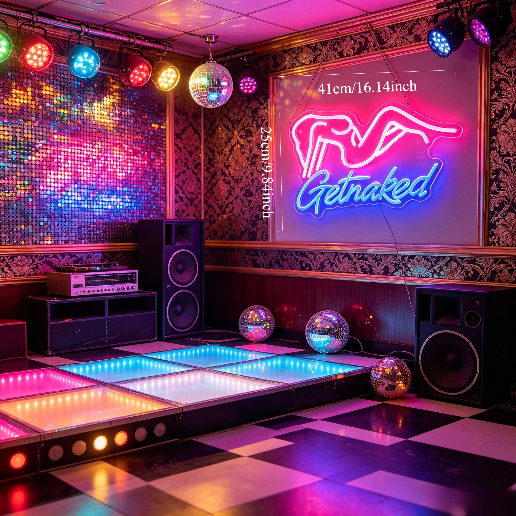 LED Neon Light Sign Lady Body  - Party Games Shop reseña y precio