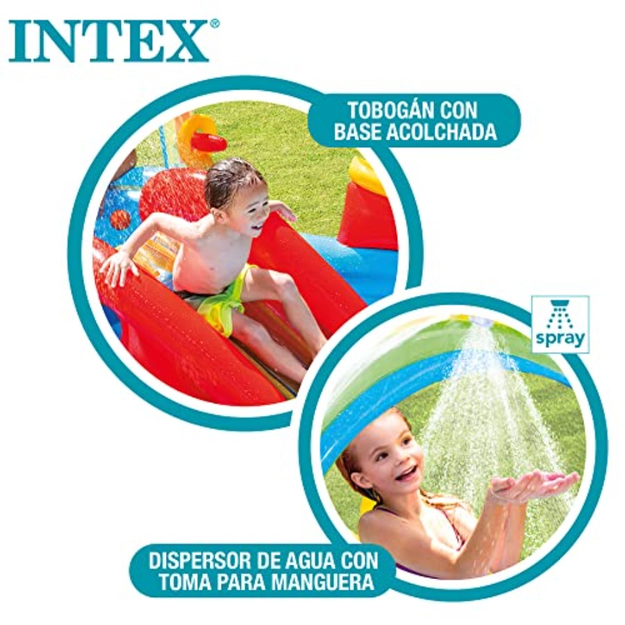 inflatable pool with water sli - Ring Toss Outdoor reseña y precio
