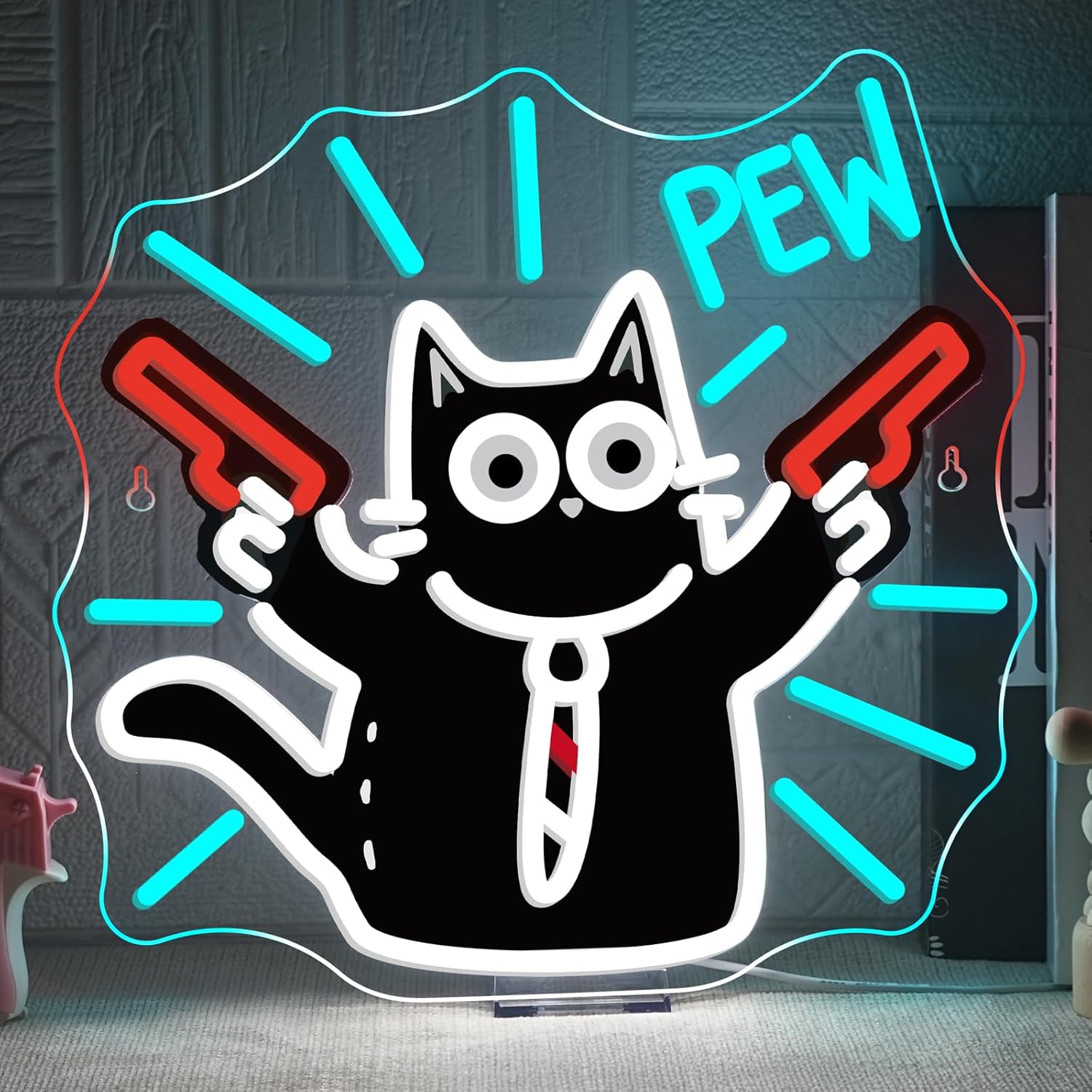 Cat Neon Sign USB Dimmable LED - Party Games Shop reseña y precio