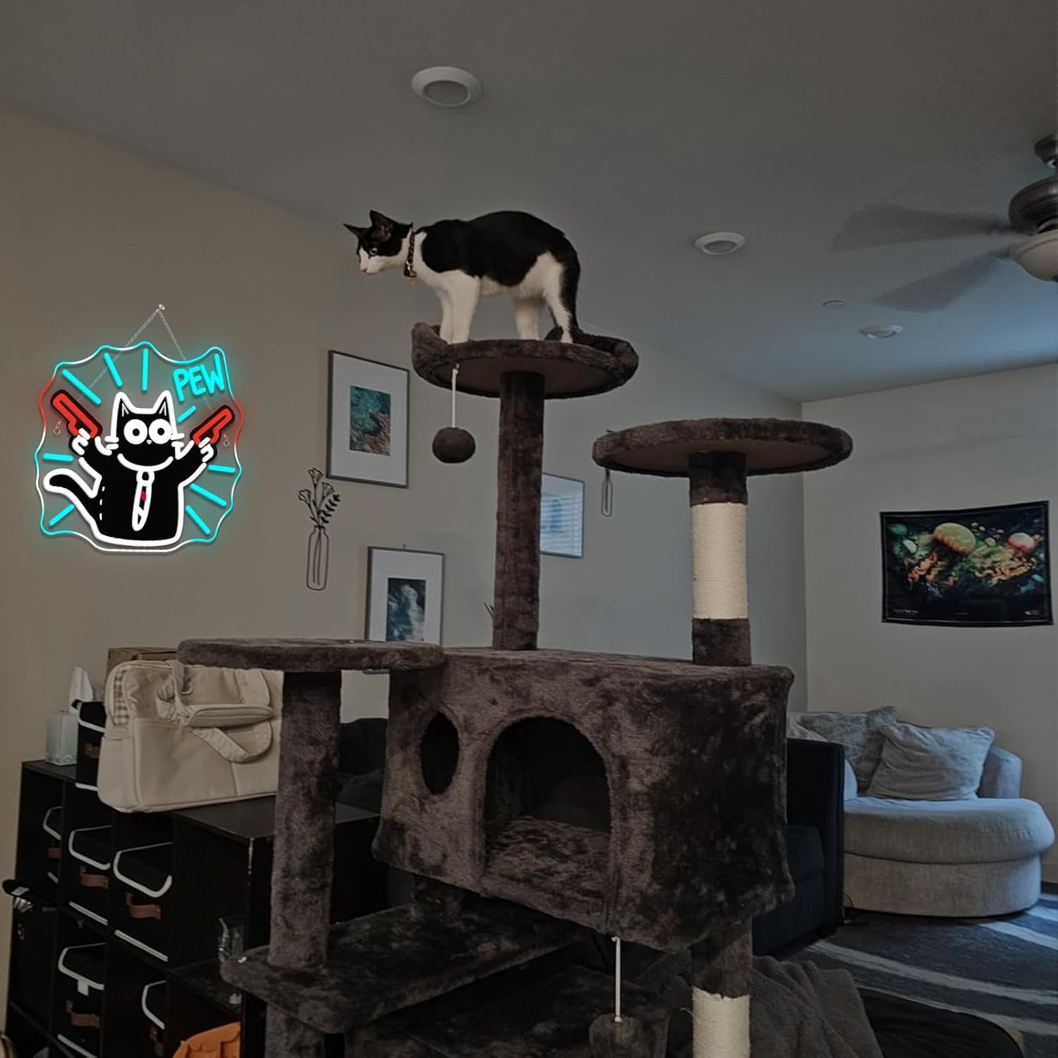 Cat Neon Sign USB Dimmable LED - Party Games Shop reseña y precio