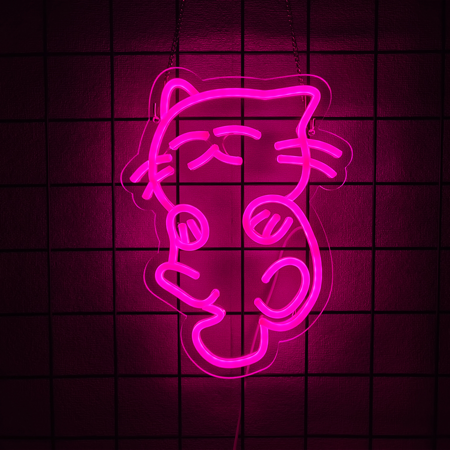 Cat Series Neon Sign For Wall  - Party Games Shop reseña y precio