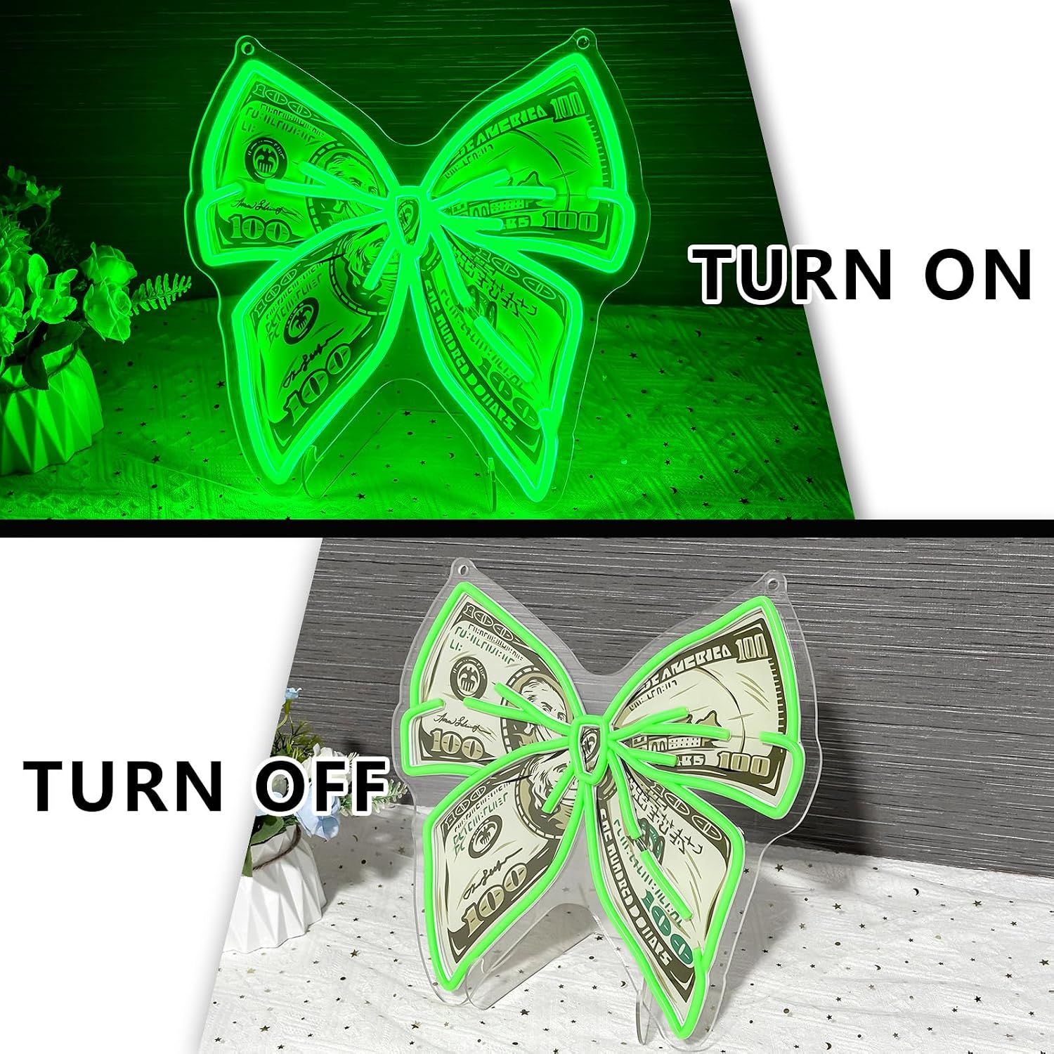 Money Neon Sign USB Powered LE - Party Games Shop reseña y precio