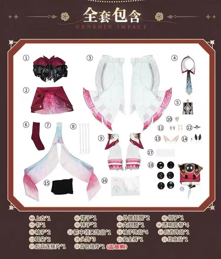 Cos Game Genshin Impact Linnea - Party Games Cartoon reseña y precio