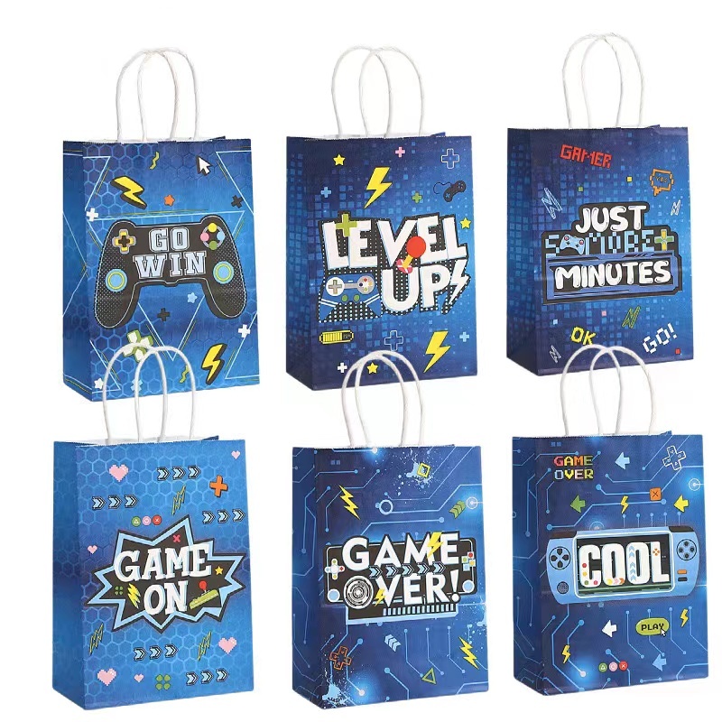 6/24Pcs Video Game on Theme Pa - Party Games Easter For Kids reseña y precio