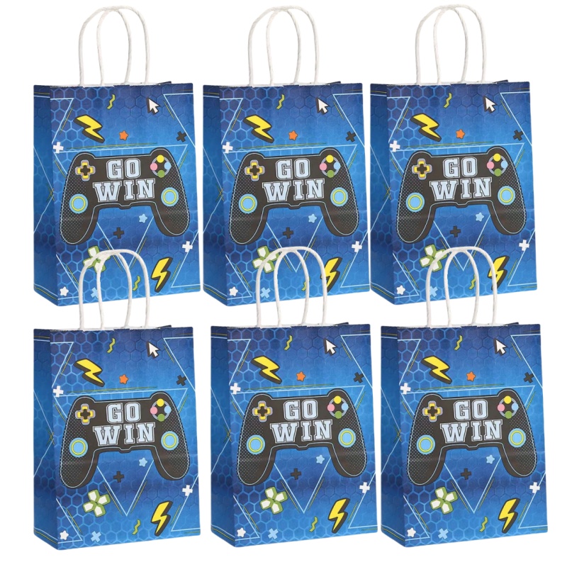 6/24Pcs Video Game on Theme Pa - Party Games Easter For Kids reseña y precio