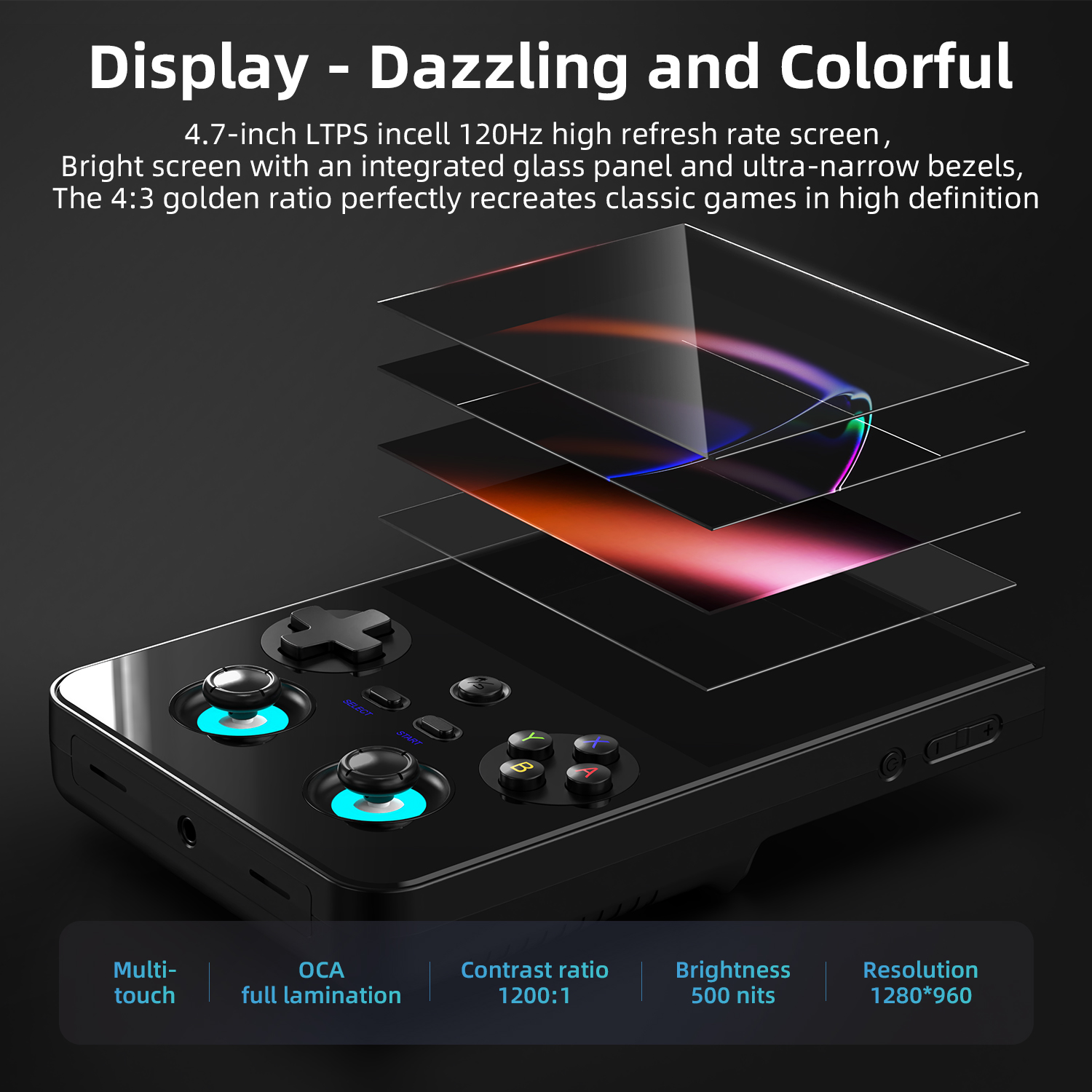 ANBERNIC RG 477V Handheld Game - Party Games Download reseña y precio