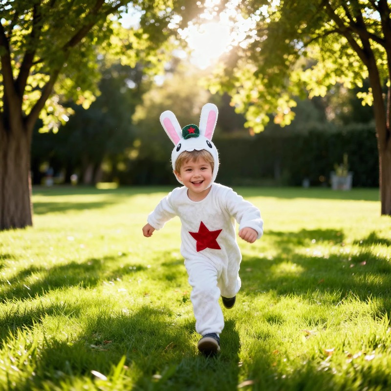 Kids White Easter  Costume wit - Party Games Easter For Kids reseña y precio