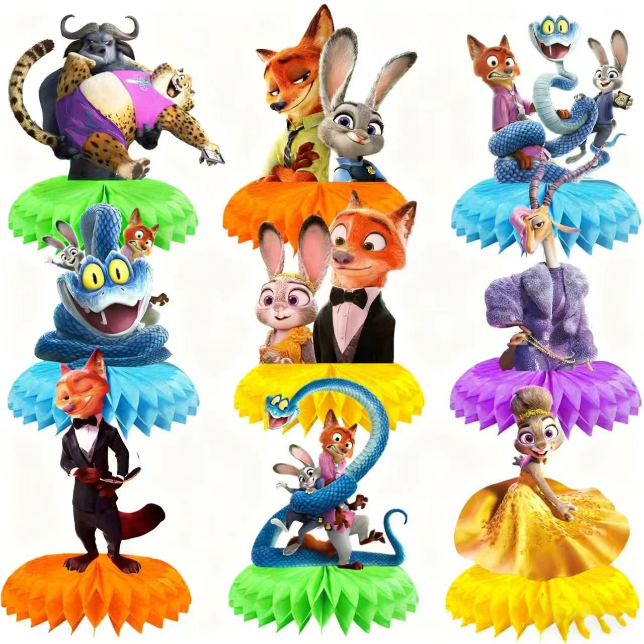 Cartoon Zootopia Judy Nick The - Zootopia Party Games reseña y precio