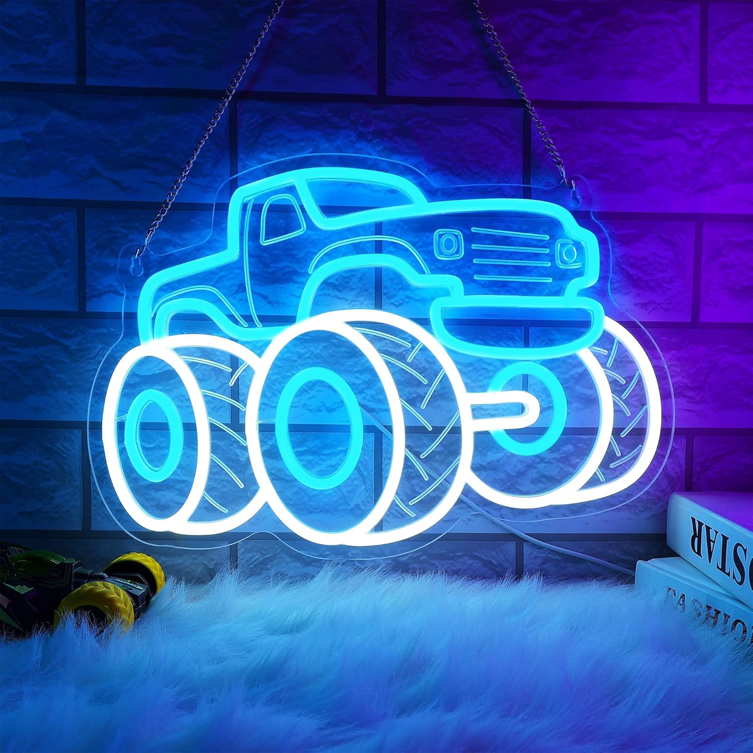 Truck Neon Sign USB Dimmable L - Party Games Shop reseña y precio