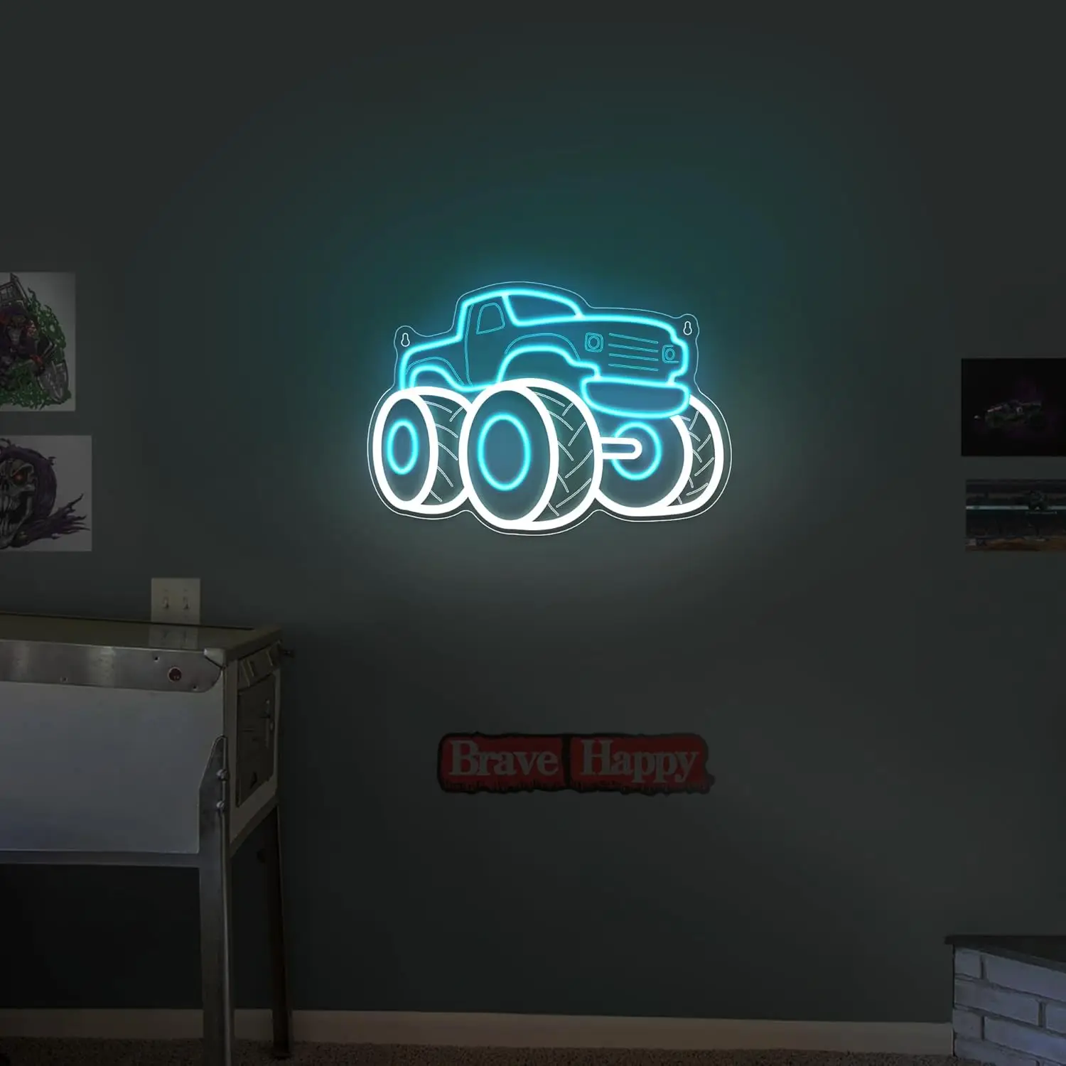Truck Neon Sign USB Dimmable L - Party Games Shop reseña y precio