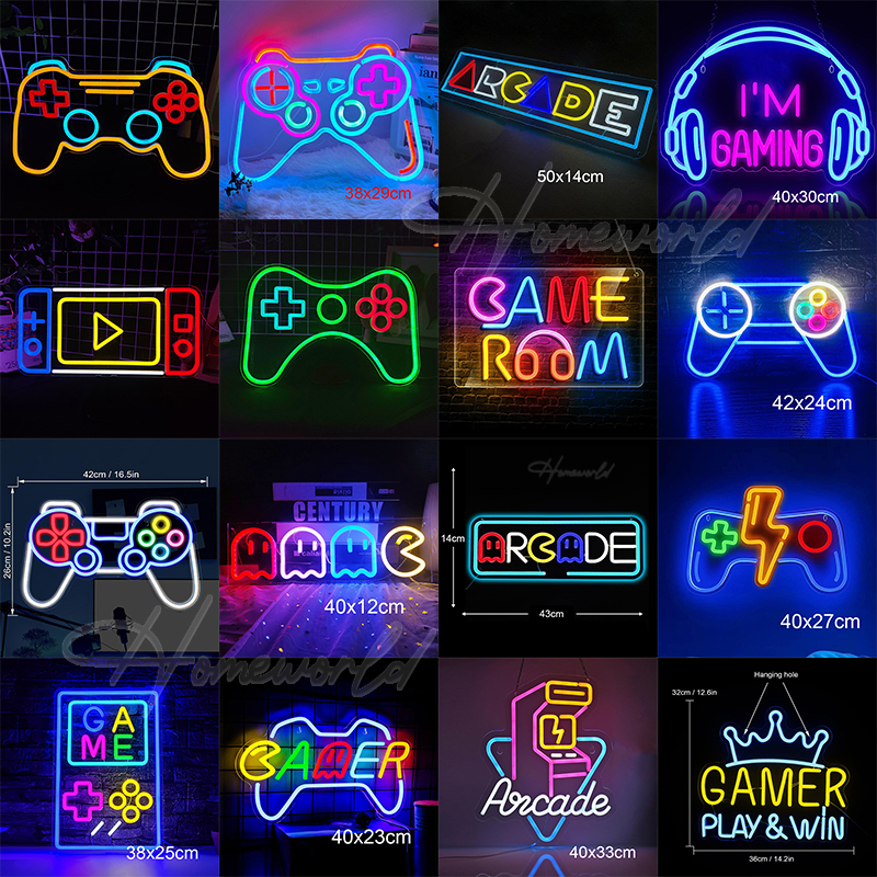 Arcade Neon Sign LED Game Room - Party Games Shop reseña y precio