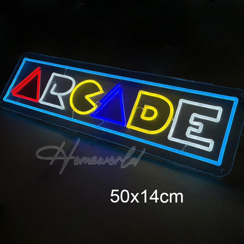 Arcade Neon Sign LED Game Room - Party Games Shop reseña y precio