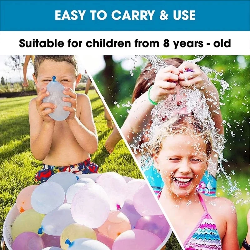 111pcs Quick Fill Water Balloo - Party Games Bomb reseña y precio