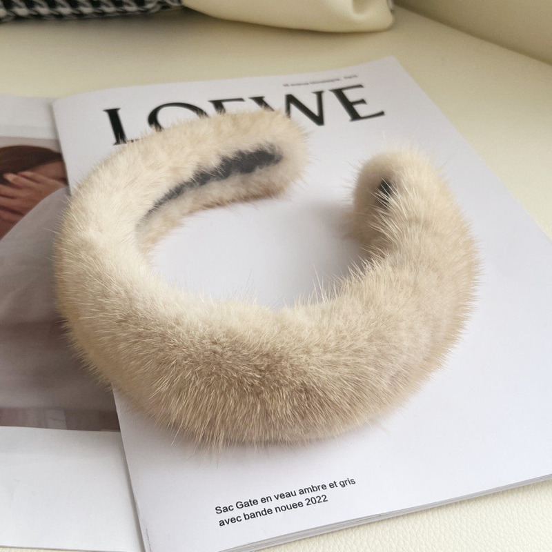 Real Mink Fur Headband Natural - Ring Toss Outdoor reseña y precio