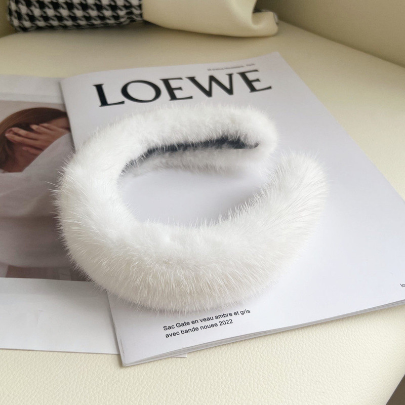 Real Mink Fur Headband Natural - Ring Toss Outdoor reseña y precio