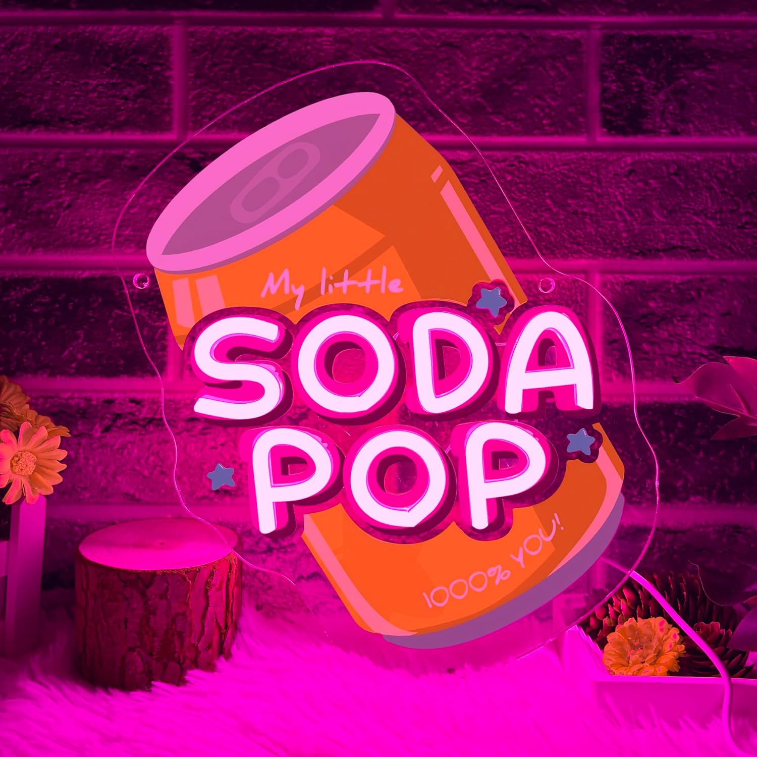 Soda Pop Neon Sign Beverage Ne - Party Games Shop reseña y precio
