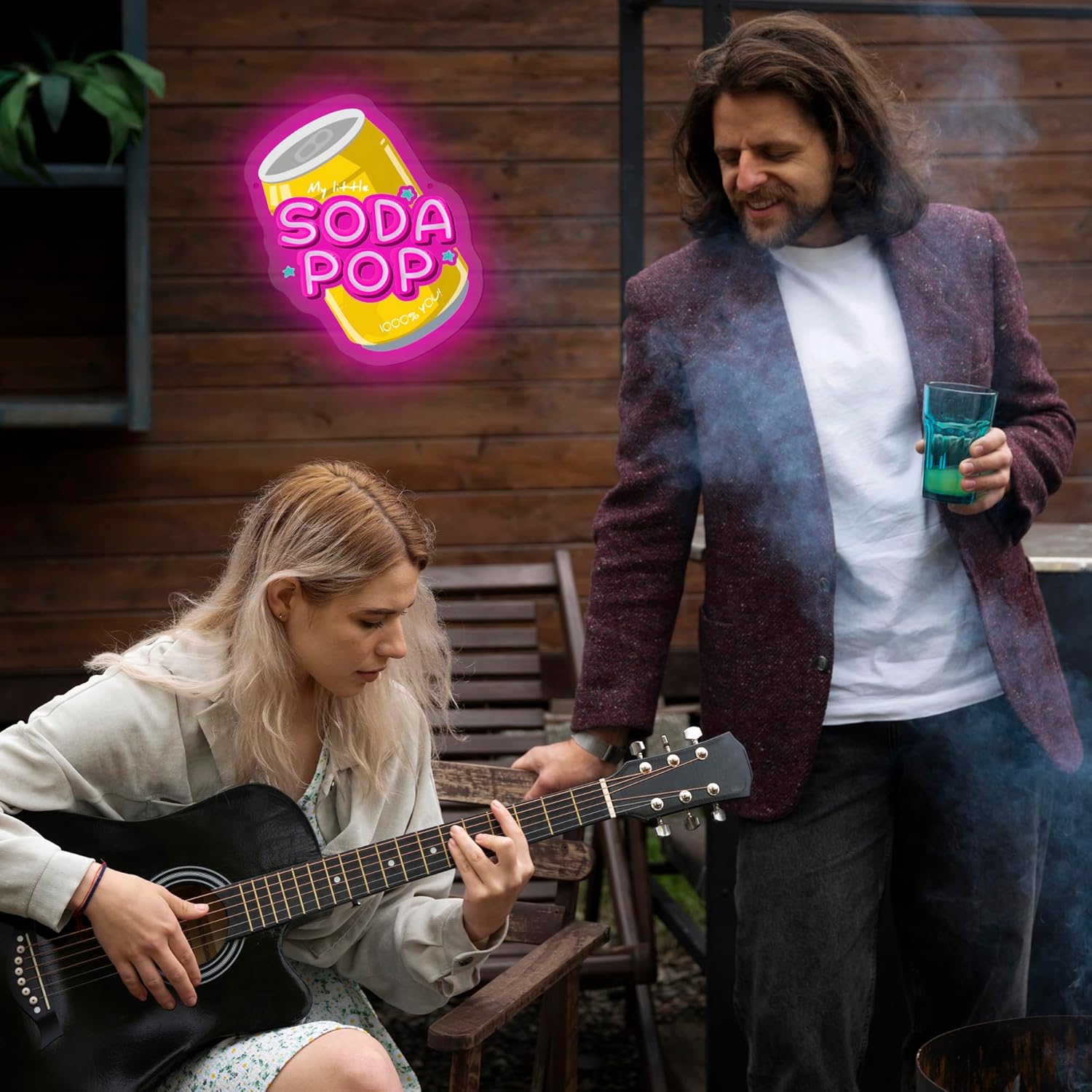 Soda Pop Neon Sign Beverage Ne - Party Games Shop reseña y precio