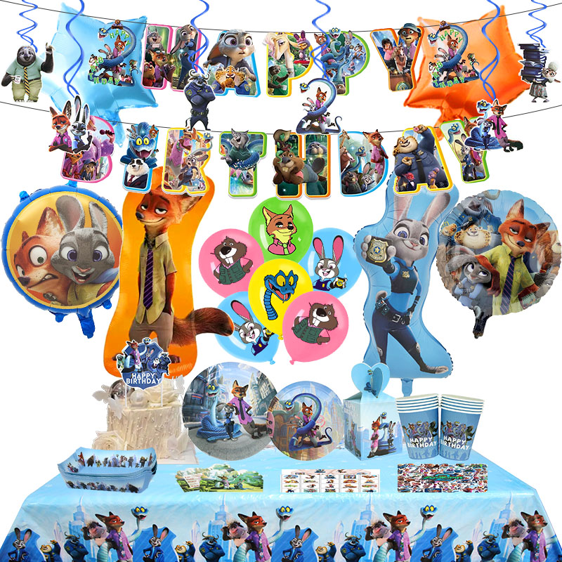 Zootopia Birthday Party Decora - Zootopia Party Games reseña y precio