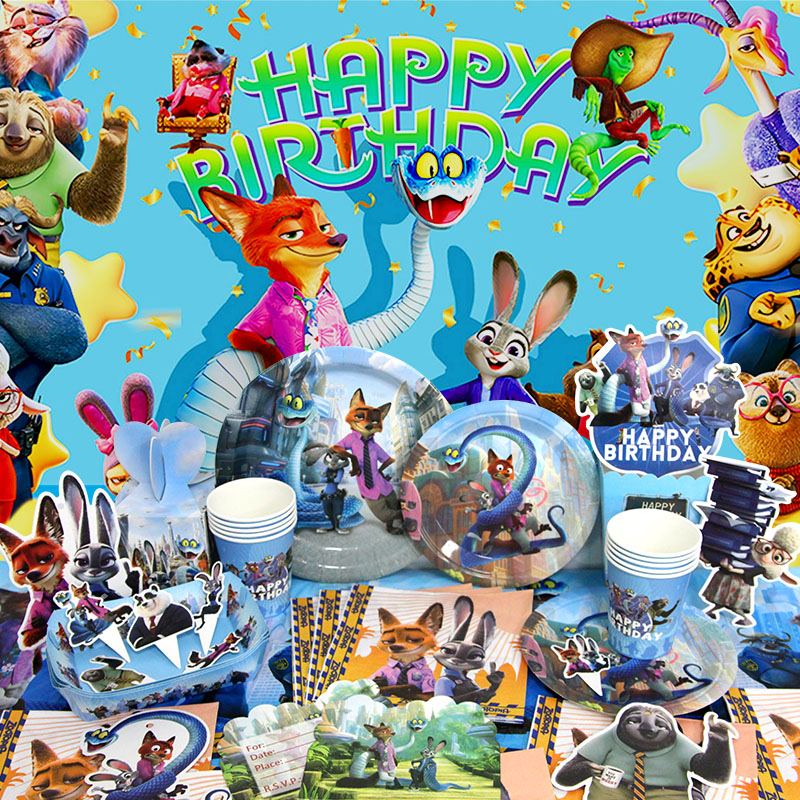 Zootopia Birthday Party Decora - Zootopia Party Games reseña y precio