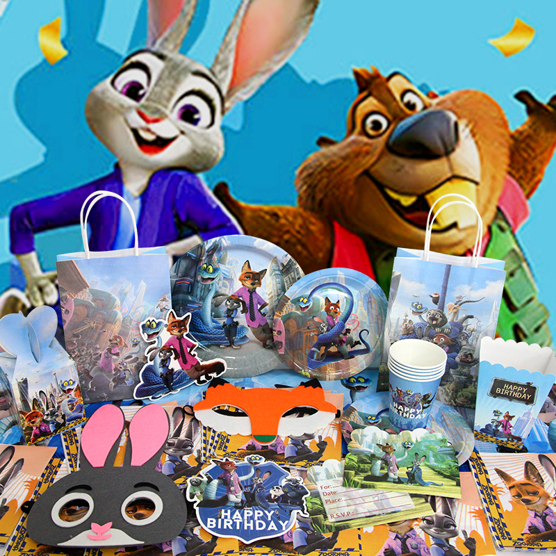 Zootopia Birthday Party Decora - Zootopia Party Games reseña y precio