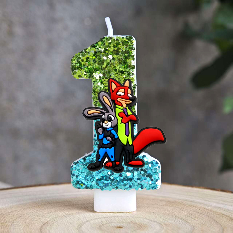 Amine Zootopia Candle Number 0 - Zootopia Party Games reseña y precio