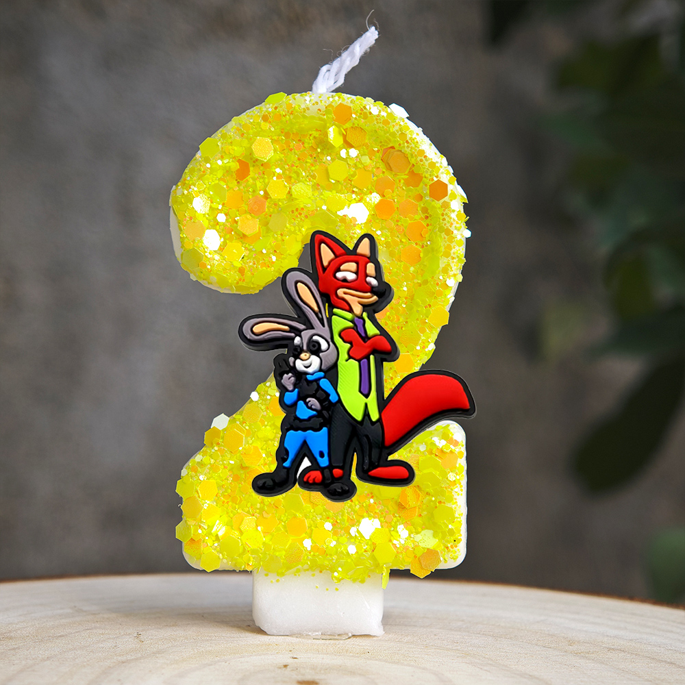 Amine Zootopia Candle Number 0 - Zootopia Party Games reseña y precio