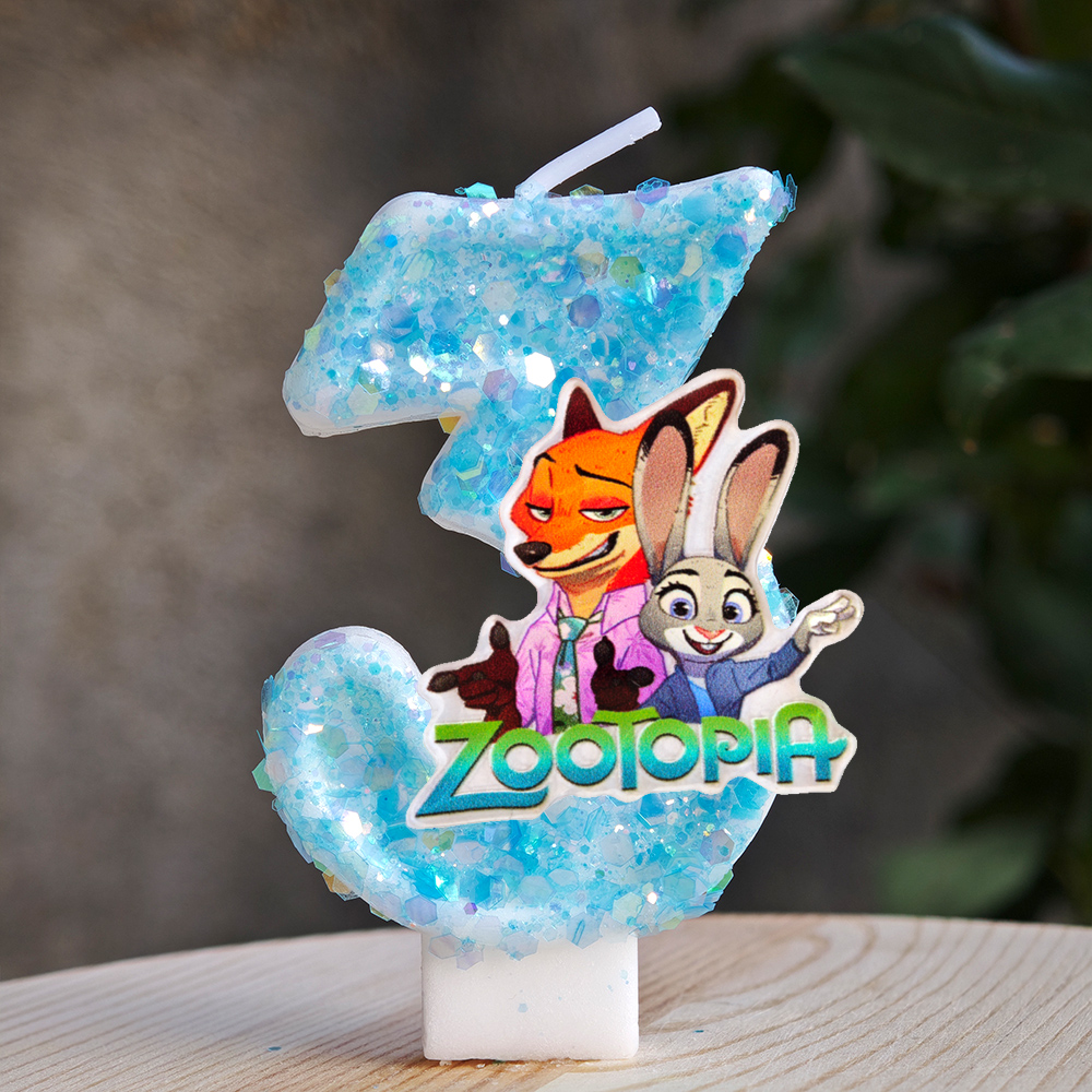 Amine Zootopia Candle Number 0 - Zootopia Party Games reseña y precio