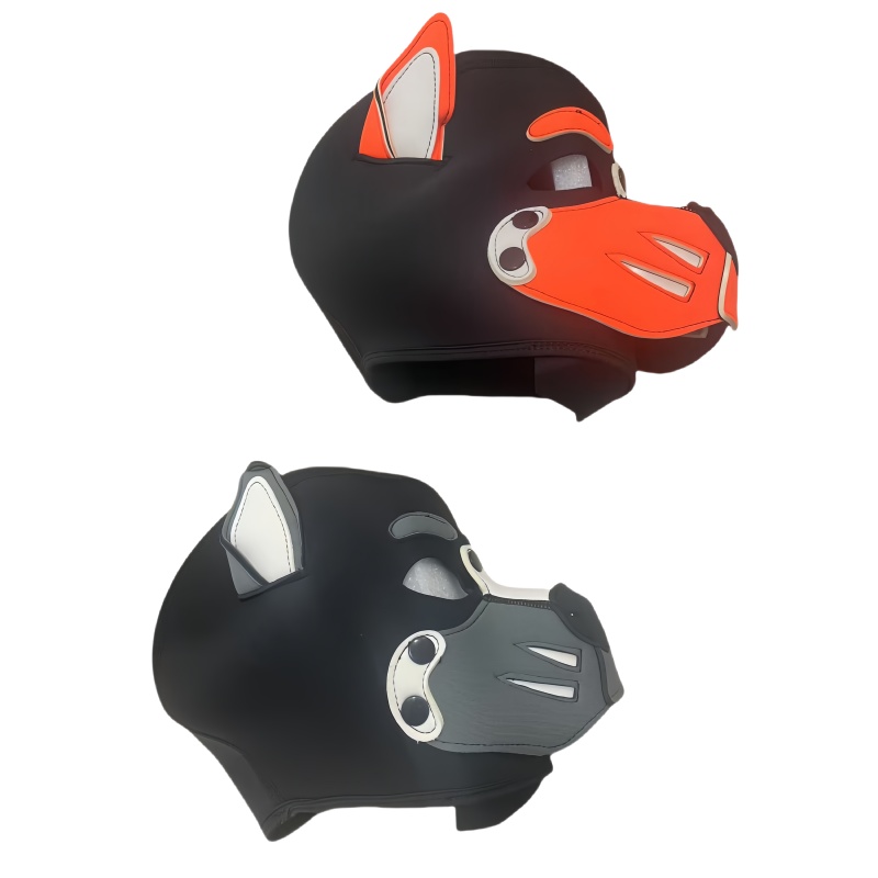 Erotic Colorful Dog Hood Mask  - Party Games Shop reseña y precio
