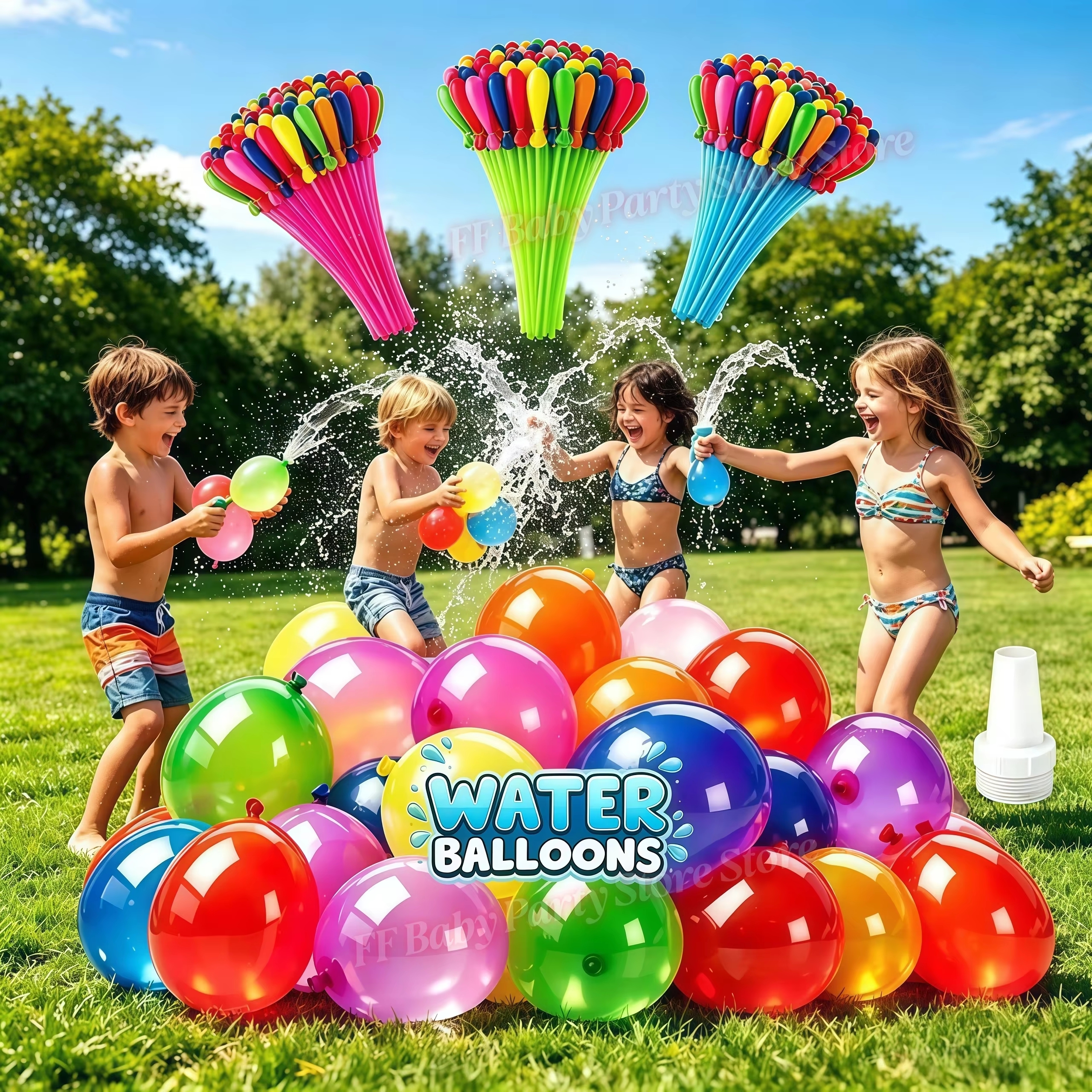 111Pcs Automatic Fill Water Ba - Party Games Bomb reseña y precio